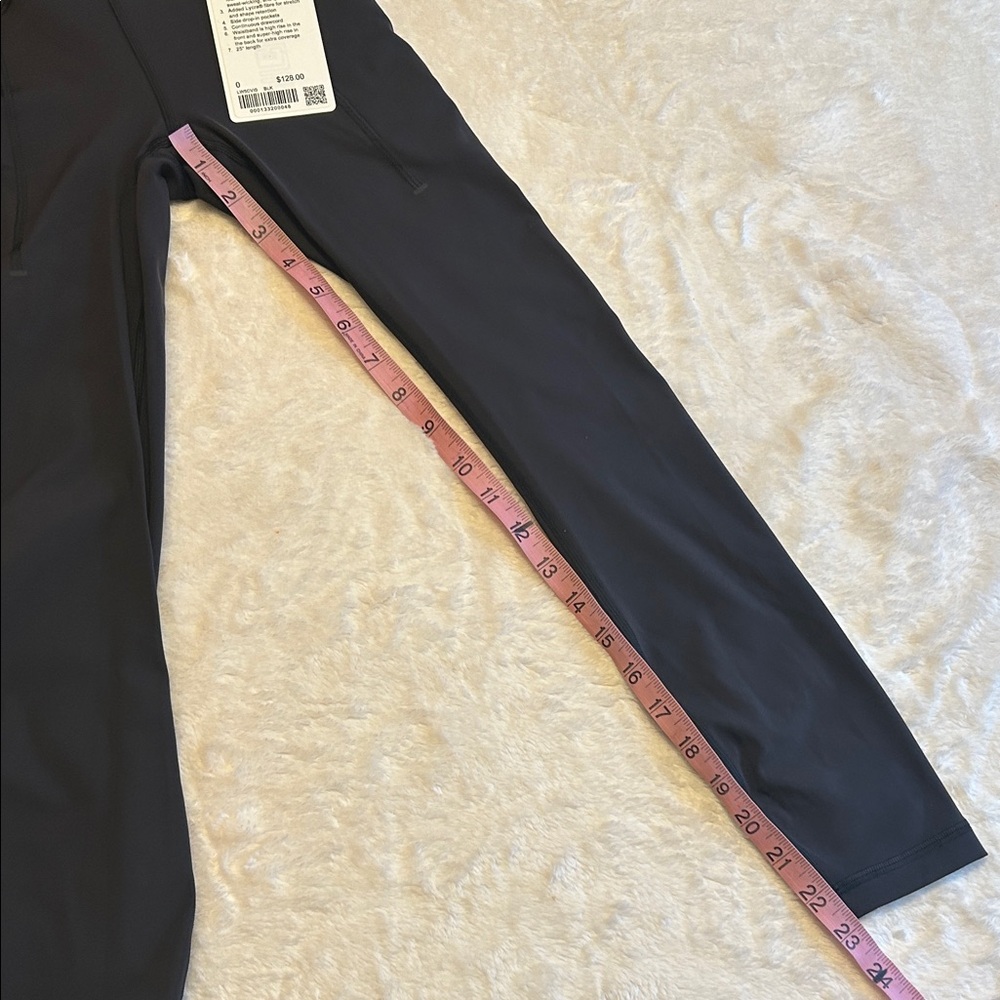 NWT lululemon Black Tights (Power Thru) - Picture 8 of 12